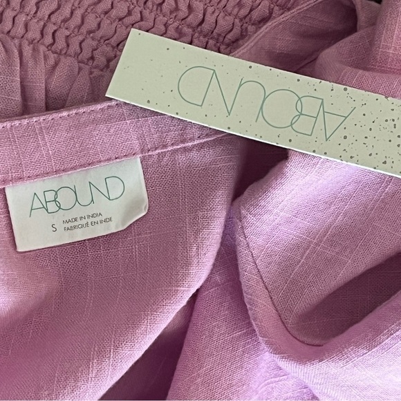 Abound Pink Wrap Crop Top Blouse Small NWT - Picture 11 of 11